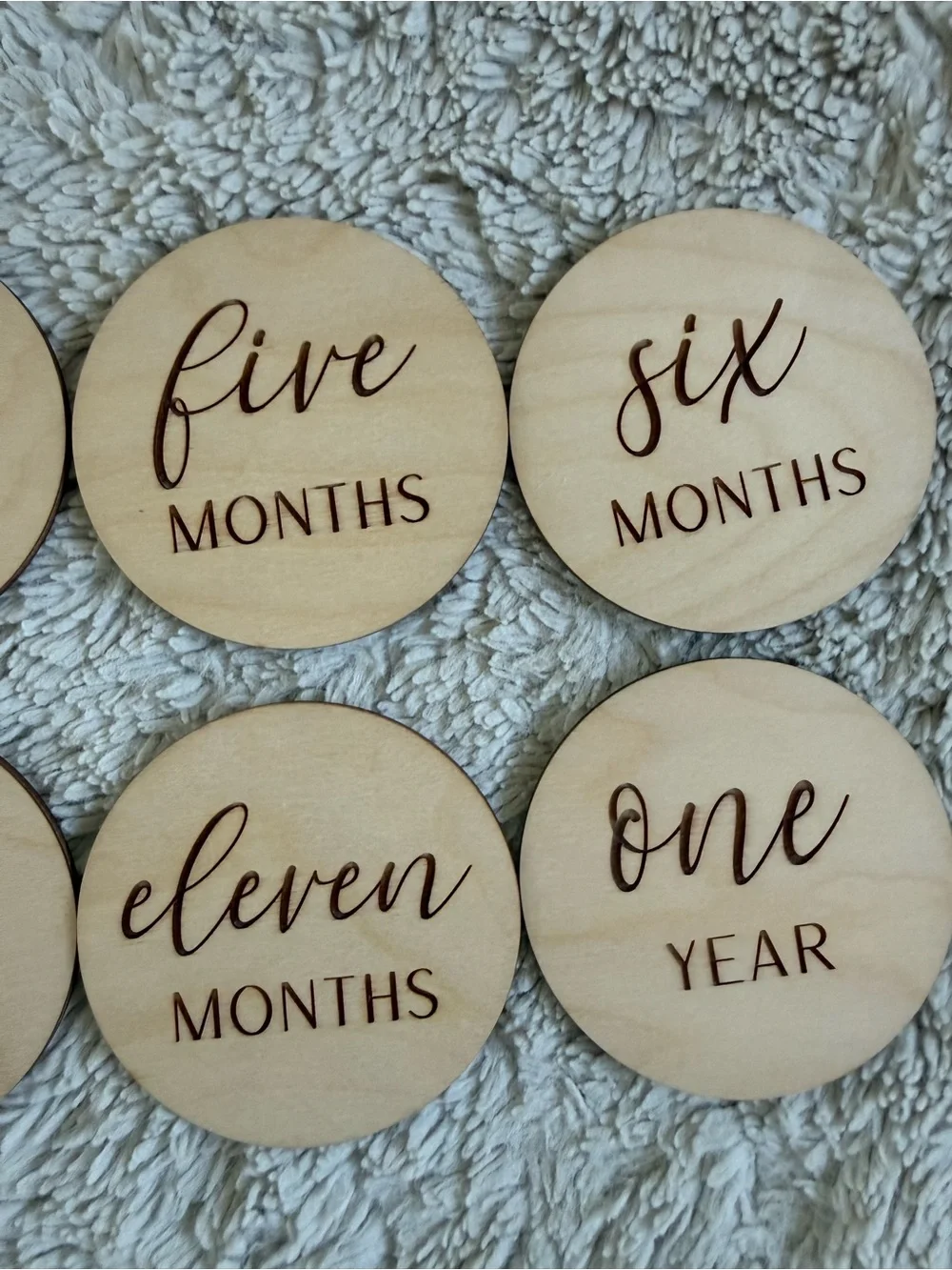 White Loft Milestone Markers